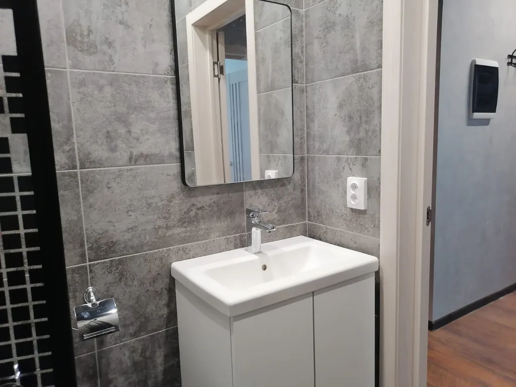 Квартира двухкомнатная в посёлке Северном, 40 м², Рыбинск — ванная комната, фото 3