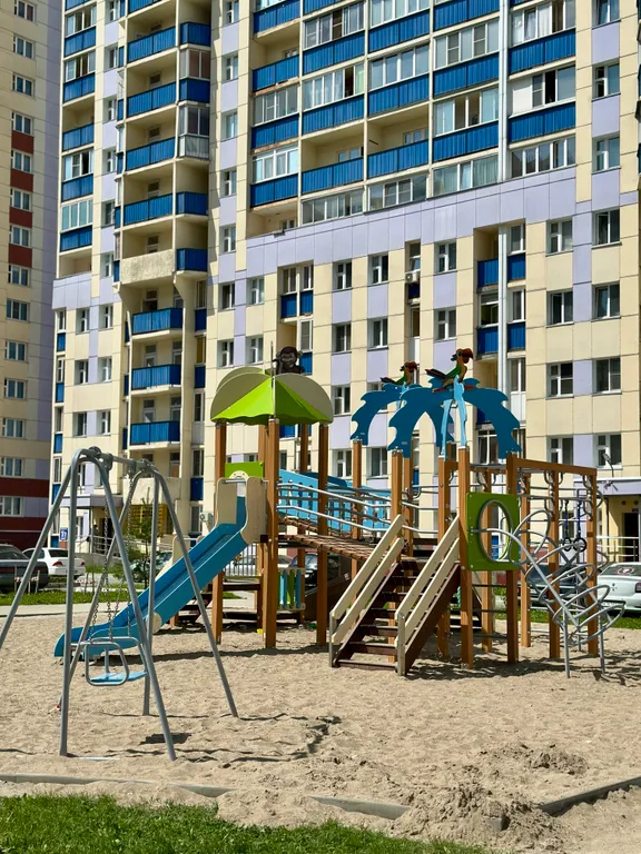 Студия однокомнатная в Первомайском, 19 м², Новосибирск — двор, фото 3