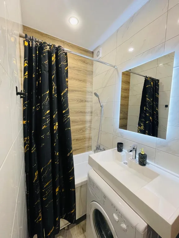 Квартира двухкомнатная у Сокола, в Беговом, 35 м², Москва — ванная комната