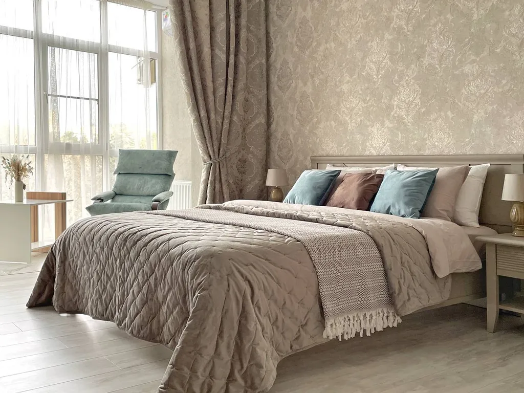 Квартира однокомнатная на улице Нелюбина, 50 м², Ессентуки — спальня, фото 3