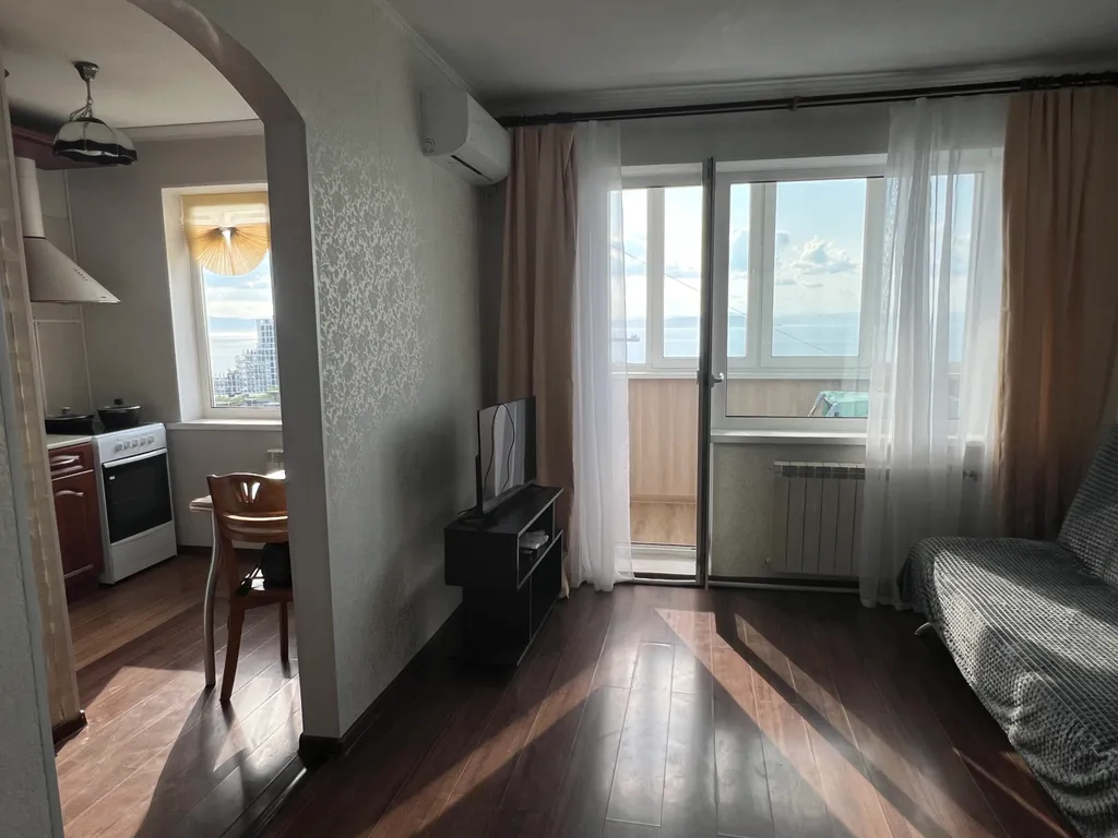 Квартира однокомнатная в Фрунзенском, 30 м², Владивосток — фото 2
