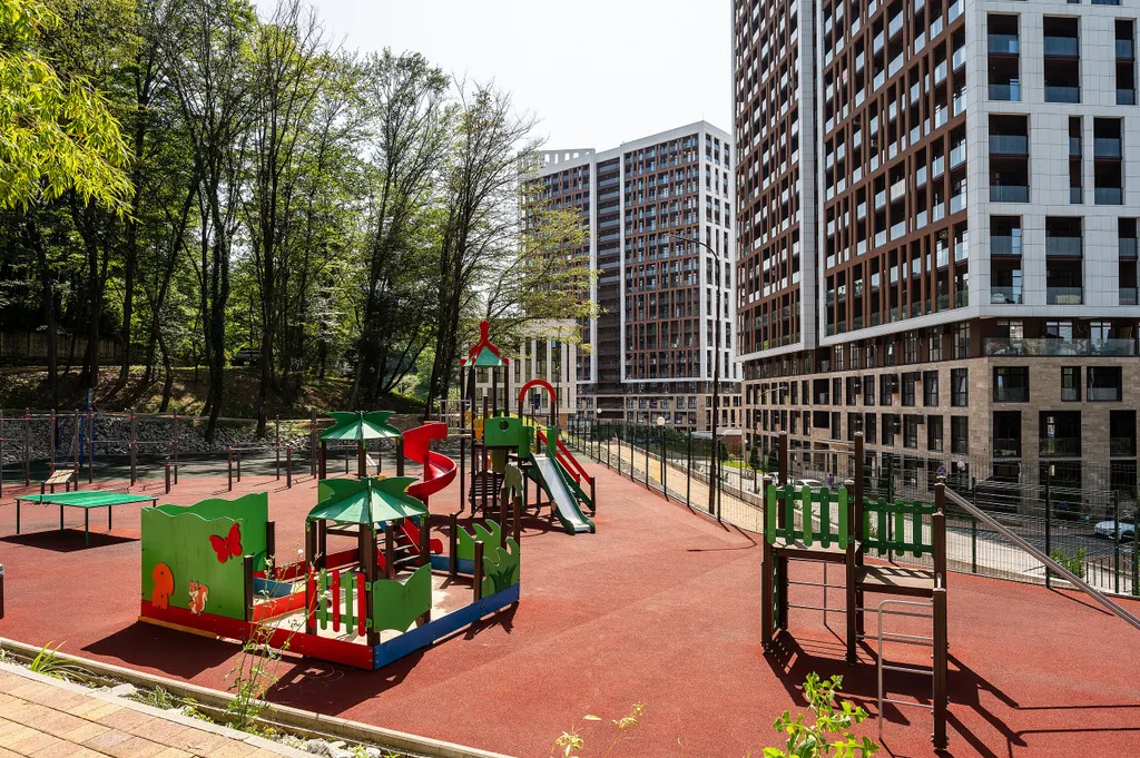 Студия однокомнатная на шоссе Батумском, 30 м², Дагомыс — двор, фото 2