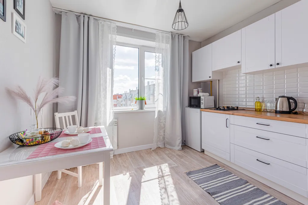 Квартира однокомнатная на улице Советской, 41 м², Новочебоксарск — кухня