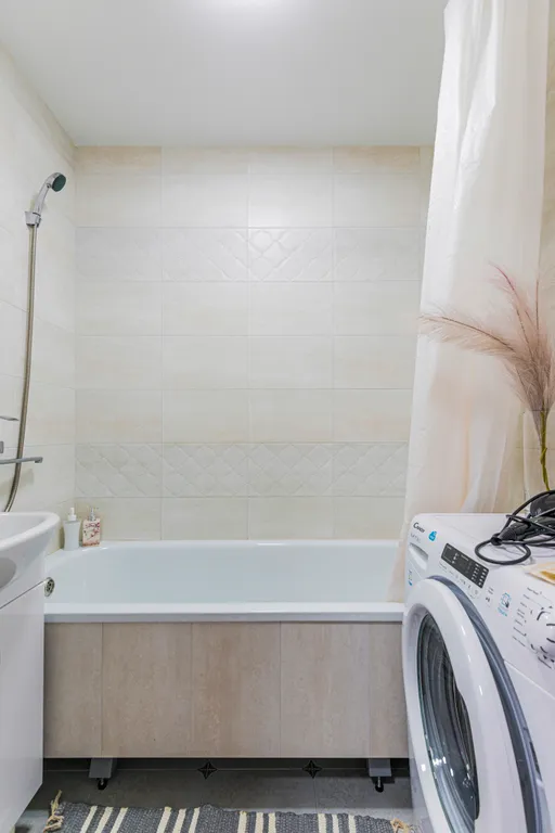 Квартира однокомнатная на улице Советской, 41 м², Новочебоксарск — ванная комната, фото 2