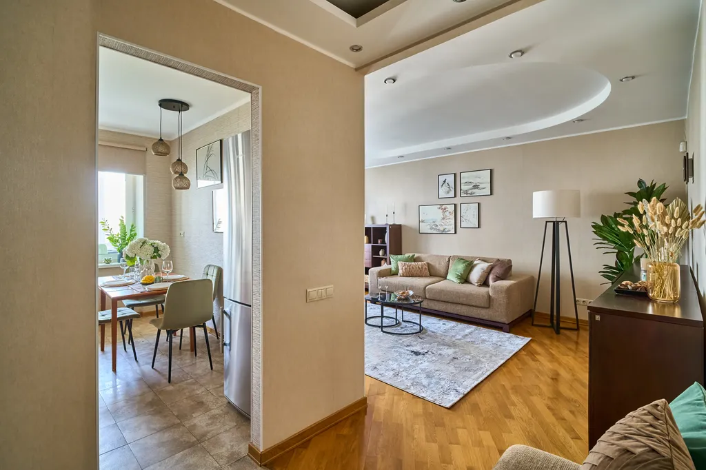 Квартира двухкомнатная у Улицы 1905 года, в Пресни, 60 м², Москва — фото 31