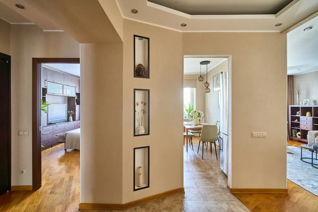 Квартира двухкомнатная у Улицы 1905 года, в Пресни, 60 м², Москва — фото 32