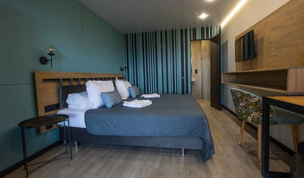 Двухместный номер с 1 кроватью Арт-номер — BaikalWood Hotel&Spa — фото 2