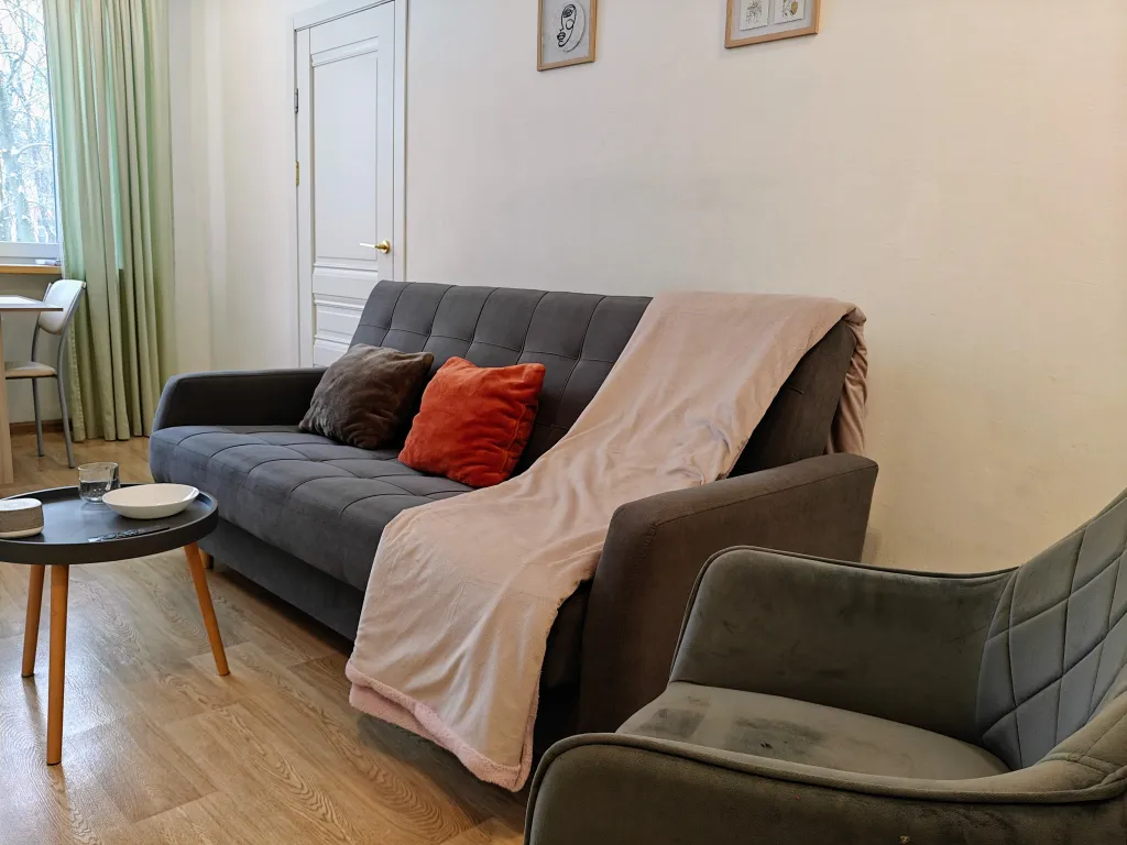 Квартира двухкомнатная на проспекте Ленина, 45 м², Ярославль — спальня, фото 4