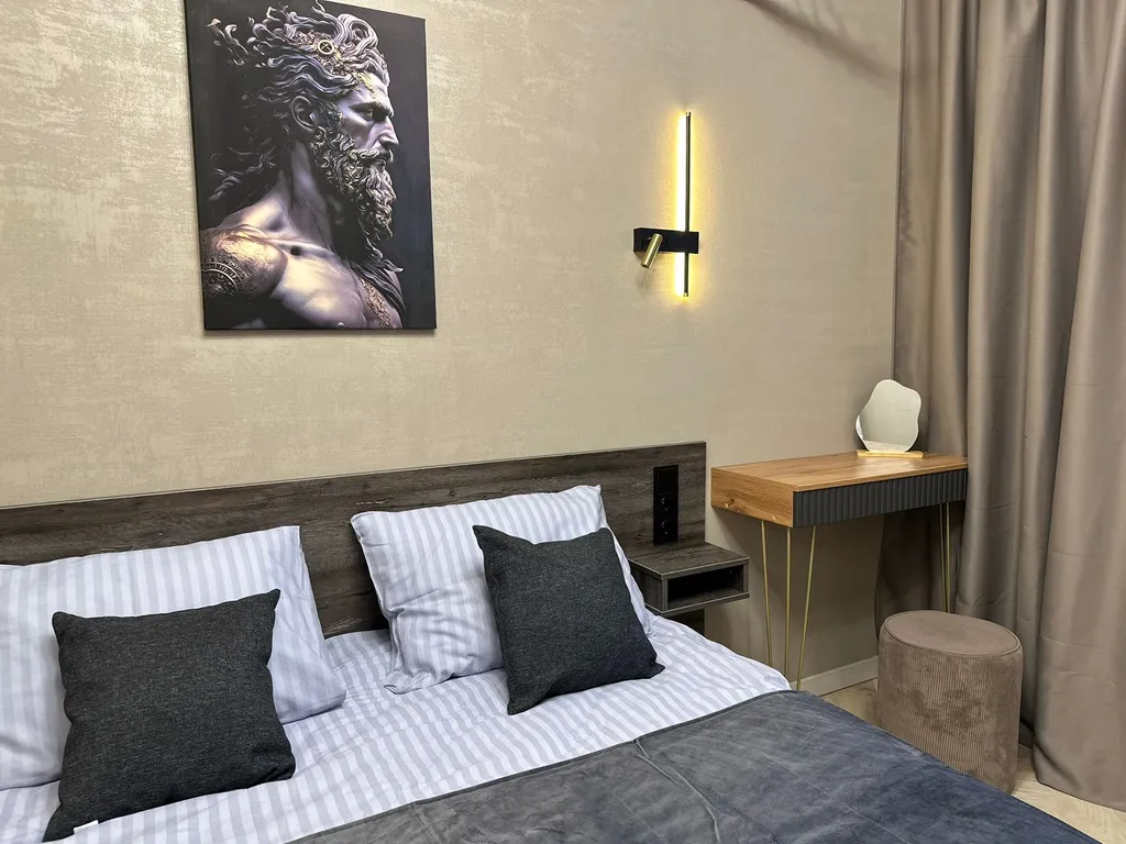 Квартира двухкомнатная у Горьковской, в Печёрах, 45 м², Нижний Новгород — спальня, фото 9