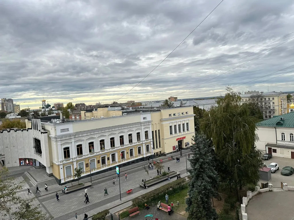 Квартира двухкомнатная у Горьковской, в Печёрах, 45 м², Нижний Новгород — вид из окна, фото 5