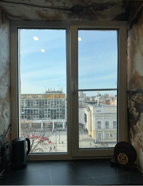 Квартира двухкомнатная у Горьковской, в Печёрах, 45 м², Нижний Новгород — вид из окна