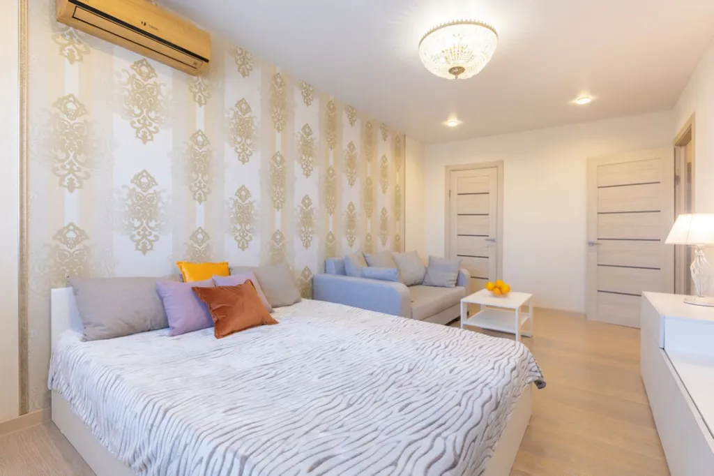Квартира однокомнатная в Советском, 42 м², Нижний Новгород — спальня, фото 3