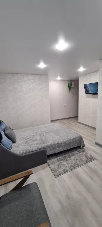 Квартира однокомнатная в переулке Менделеева, 30 м², Ессентуки — спальня, фото 5