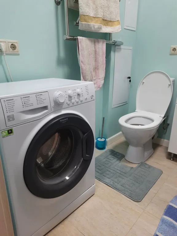 Квартира однокомнатная в Дзержинском, 44 м², Волгоград — ванная комната, фото 2