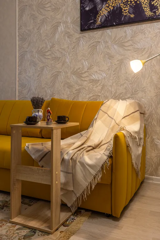 Квартира однокомнатная у Горьковской, в Кузнечихе, 45 м², Нижний Новгород — спальня, фото 3