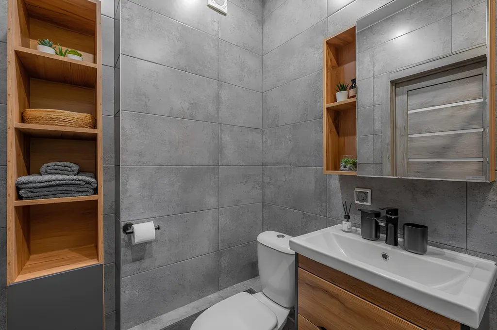 Студия однокомнатная в Чкаловском, 29 м², Екатеринбург — ванная комната, фото 3