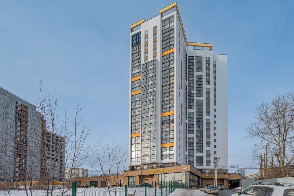 Студия однокомнатная в Чкаловском, 29 м², Екатеринбург — фото 25