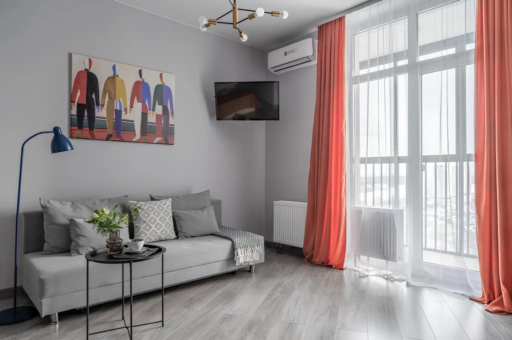 Студия однокомнатная в Чкаловском, 29 м², Екатеринбург — спальня