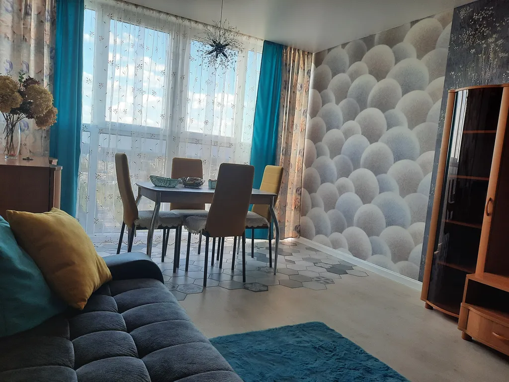 Квартира двухкомнатная в Октябрьском, 52 м², Липецк — фото 11
