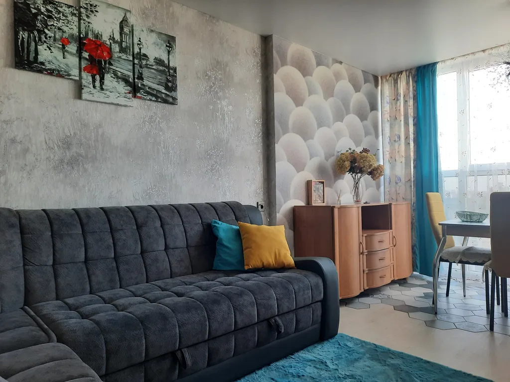 Квартира двухкомнатная в Октябрьском, 52 м², Липецк — фото 8