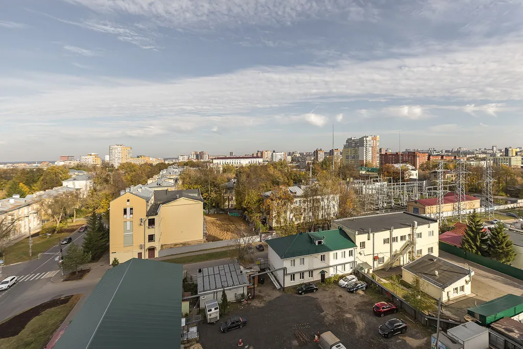 Квартира двухкомнатная у Горьковской, в Кузнечихе, 60 м², Нижний Новгород — вид из окна, фото 3