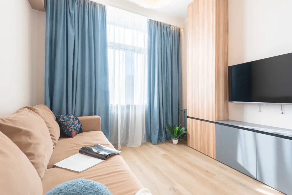 Квартира двухкомнатная у Площади Габдуллы Тукая, в Вахитовском, 45 м², Казань — спальня, фото 9