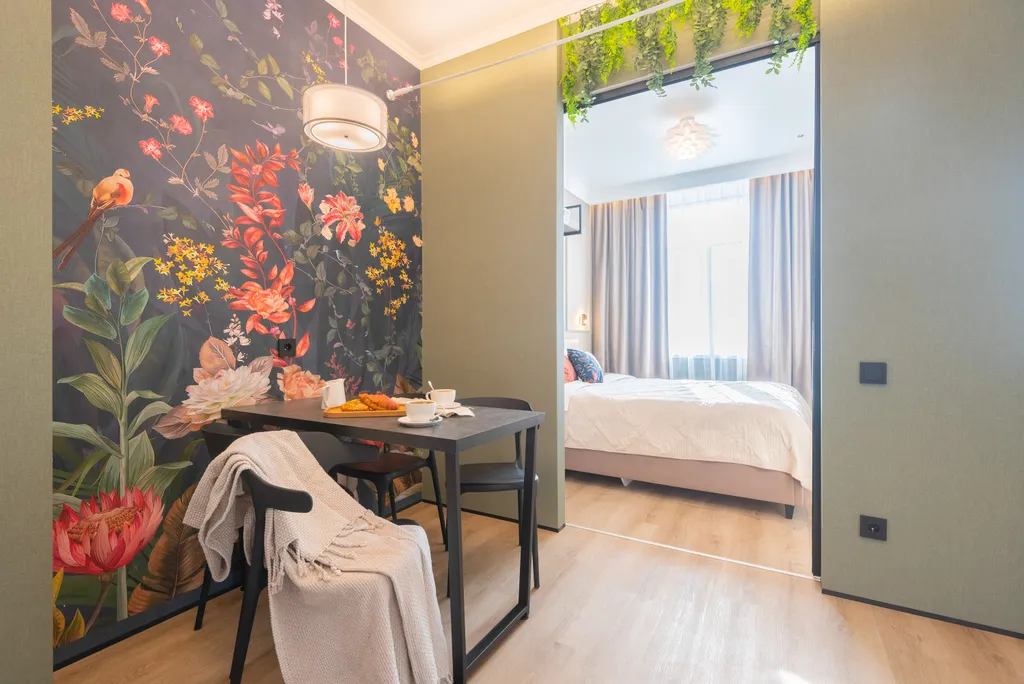 Квартира двухкомнатная у Площади Габдуллы Тукая, в Вахитовском, 45 м², Казань — спальня, фото 10