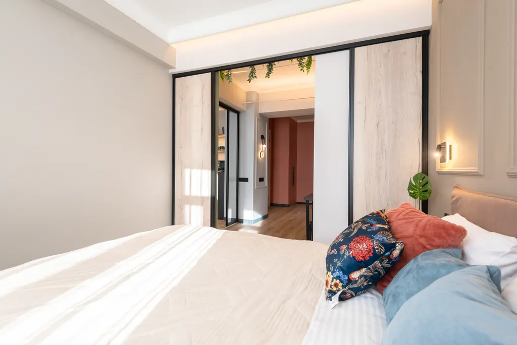 Квартира двухкомнатная у Площади Габдуллы Тукая, в Вахитовском, 45 м², Казань — спальня, фото 12