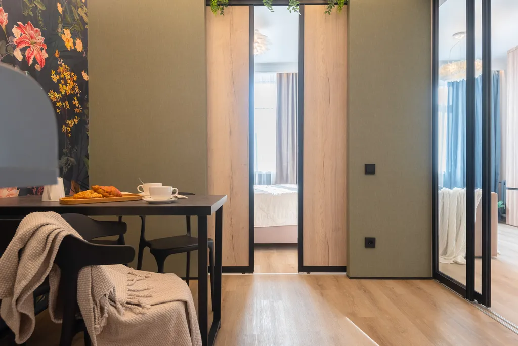 Квартира двухкомнатная у Площади Габдуллы Тукая, в Вахитовском, 45 м², Казань — спальня, фото 14