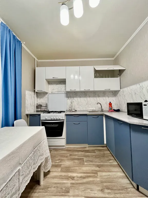 Квартира однокомнатная в Ново-Савиновском, 36 м², Казань — кухня, фото 4