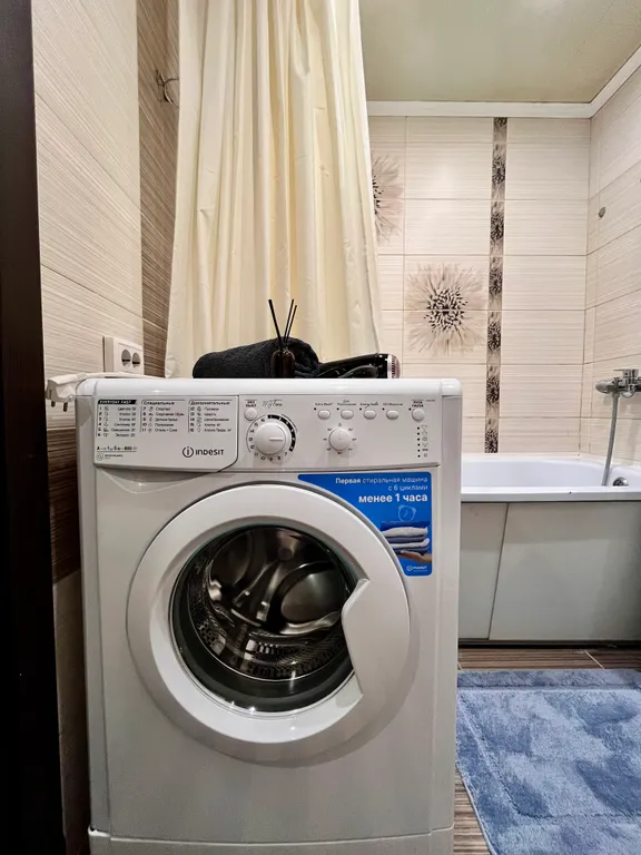 Квартира однокомнатная в Ново-Савиновском, 36 м², Казань — ванная комната, фото 2