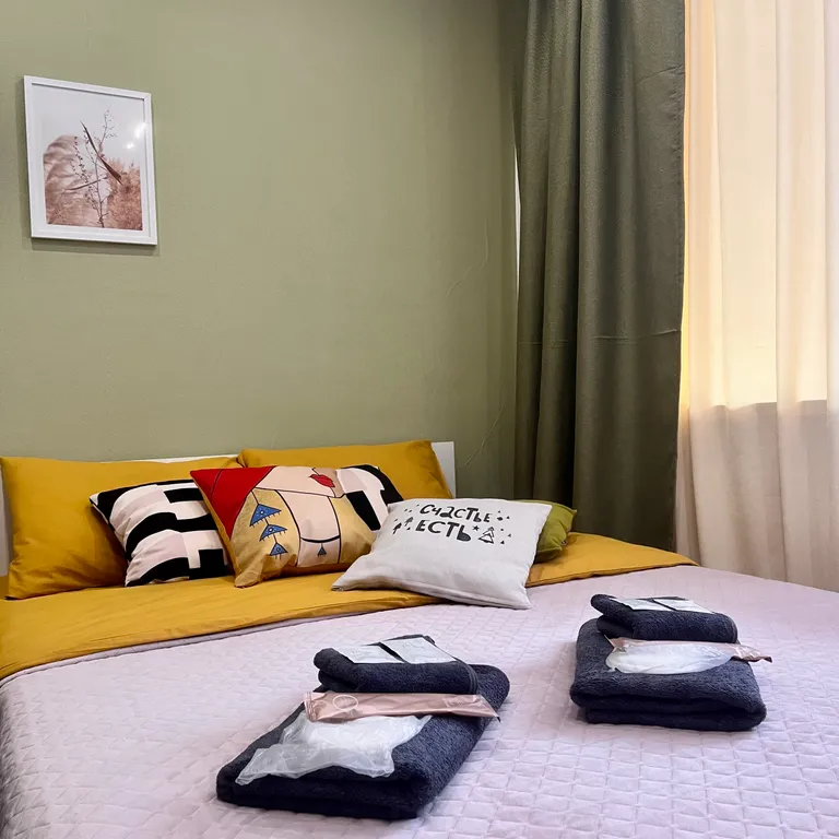 Квартира однокомнатная в Ново-Савиновском, 36 м², Казань — спальня, фото 2