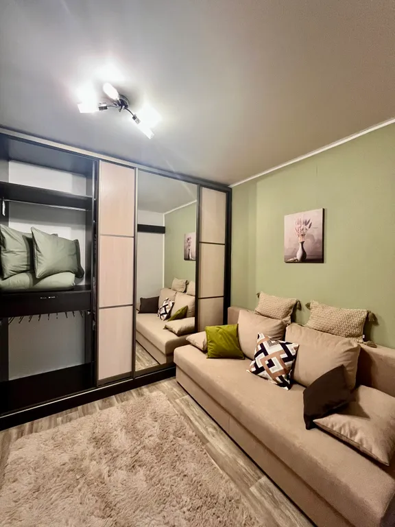 Квартира однокомнатная в Ново-Савиновском, 36 м², Казань — спальня, фото 4