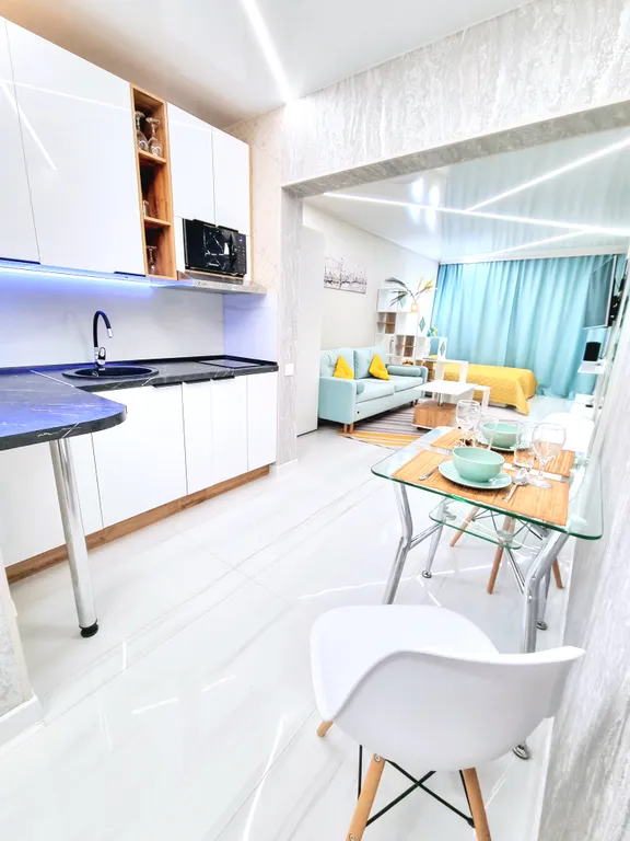Квартира однокомнатная на улице Ленина, 34 м², Адлер — фото 3