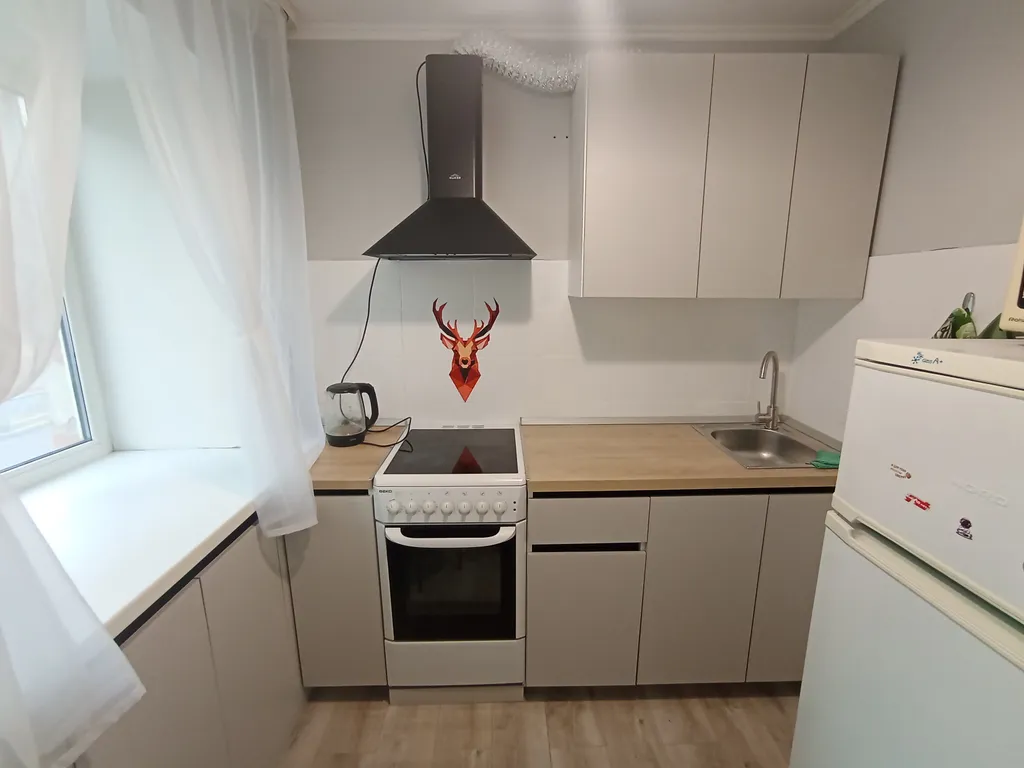 Квартира однокомнатная на улице Рижской, 30 м², Тюмень — кухня, фото 3