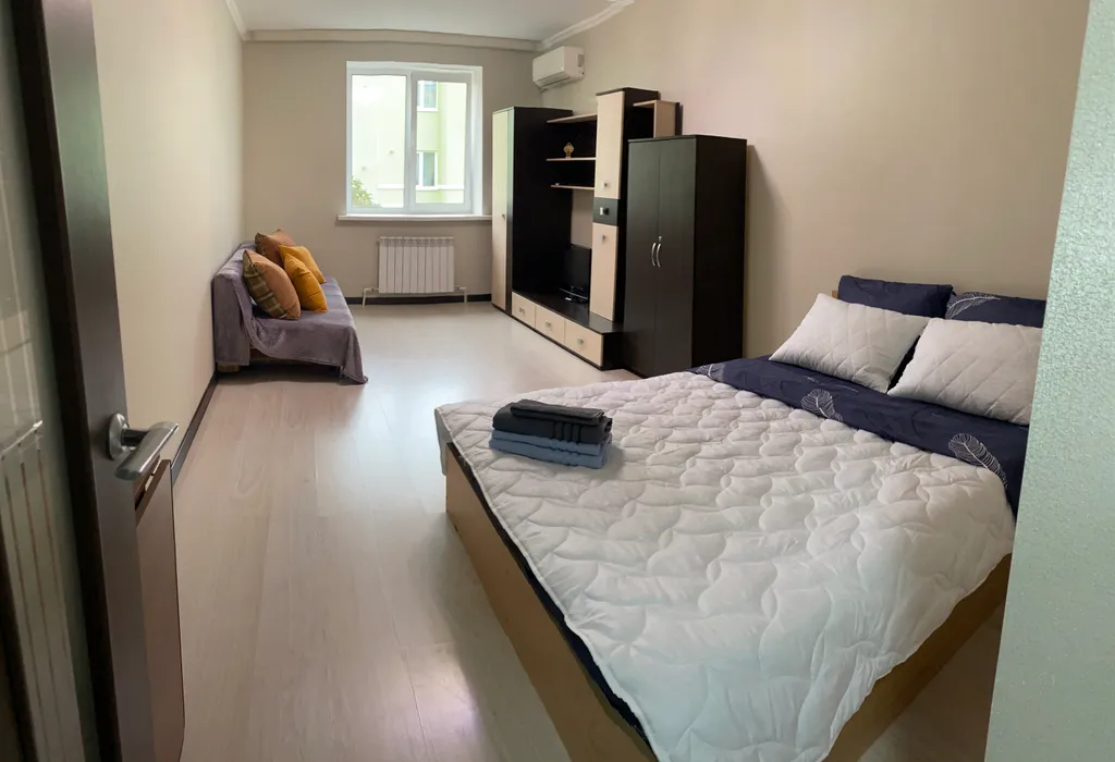Квартира однокомнатная в Красноглинском, 37 м², Самара — спальня, фото 6