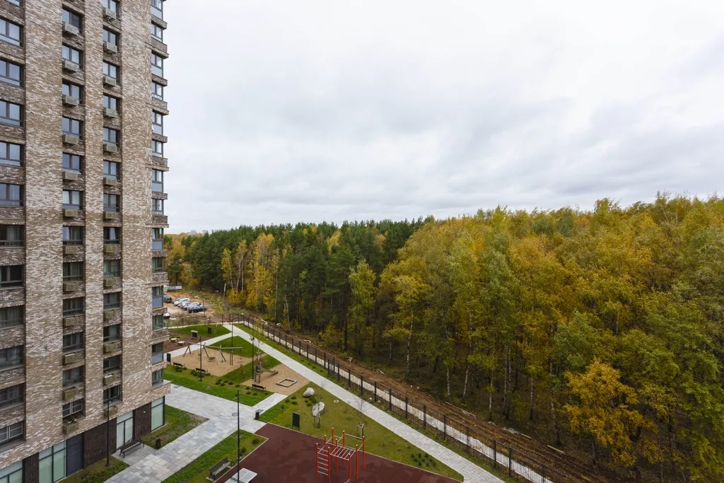 Студия однокомнатная у метро Румянцево, 24 м², Коммунарка — вид из окна