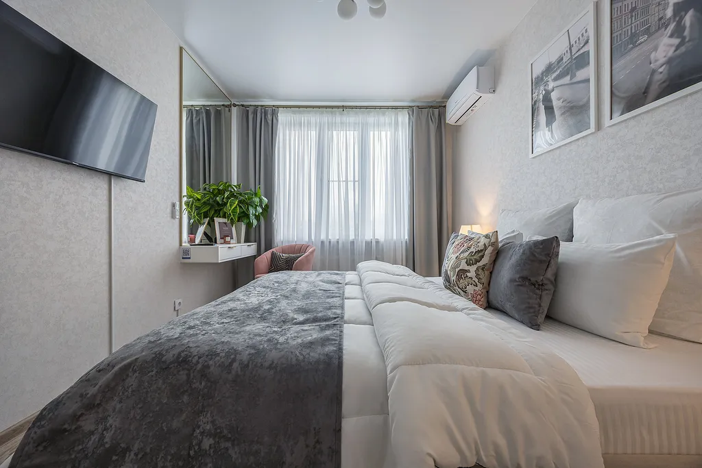 Квартира однокомнатная в Приокском, 42 м², Нижний Новгород — спальня, фото 2