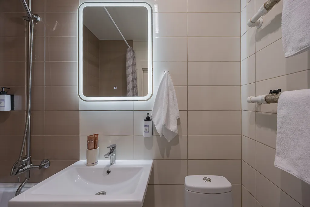 Квартира однокомнатная в Приокском, 42 м², Нижний Новгород — ванная комната, фото 4