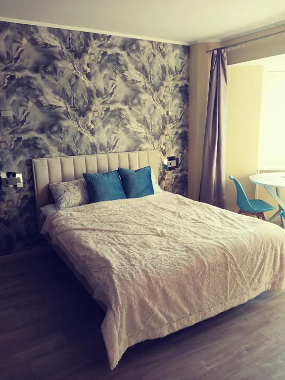 Квартира однокомнатная на проспекте Рижском, 36 м², Псков — спальня, фото 3