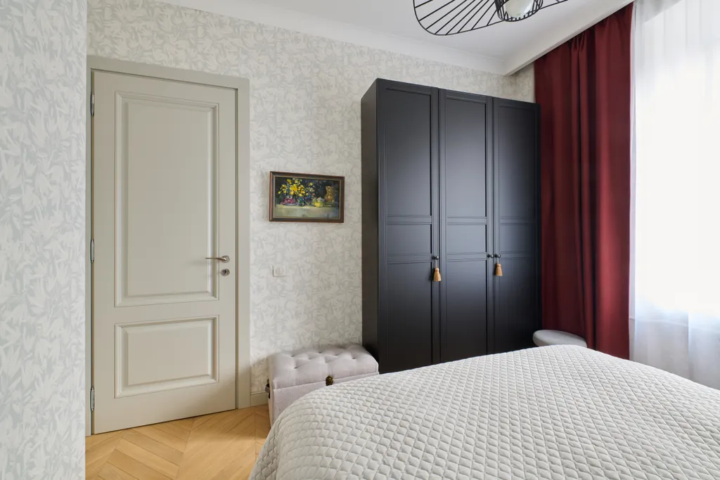 Квартира трёхкомнатная у метро Краснопресненская, 72 м², Москва — спальня, фото 7