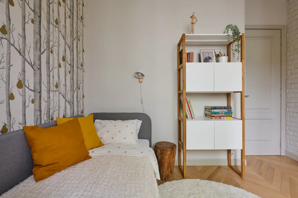 Квартира трёхкомнатная у метро Краснопресненская, 72 м², Москва — спальня, фото 11