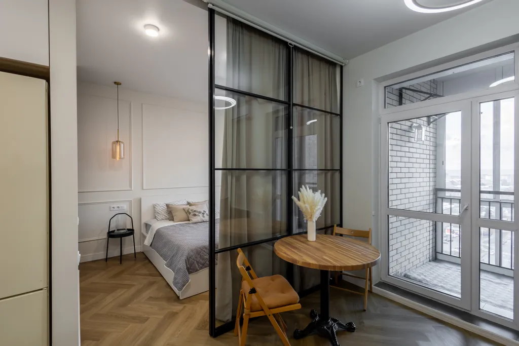 Квартира однокомнатная в Октябрьском, 40 м², Иркутск — спальня, фото 7