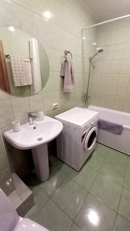 Студия однокомнатная на улице Крупском, 23 м², Батайск — ванная комната, фото 2