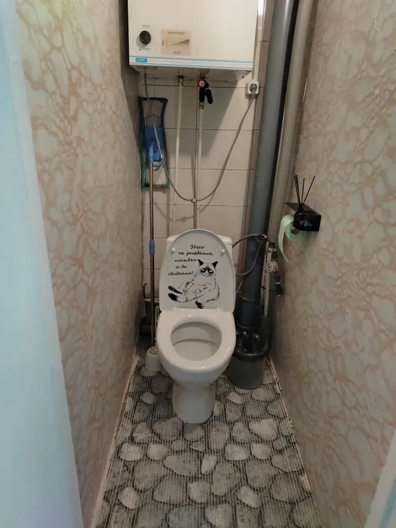 Квартира двухкомнатная на улице Победы, 44 м², Сортавала — ванная комната