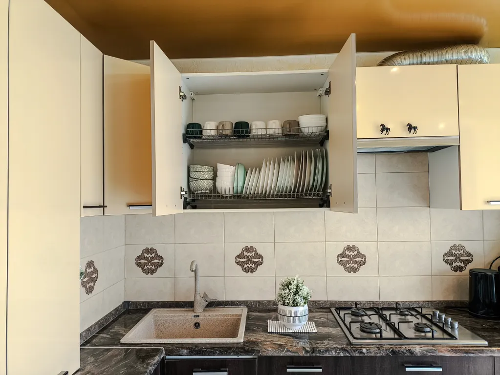 Квартира однокомнатная на улице Юбилейной, 34 м², Новосельцы — кухня, фото 3