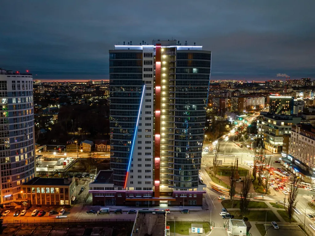Студия однокомнатная в Нижегородском, 37 м², Нижний Новгород — вид из окна, фото 2