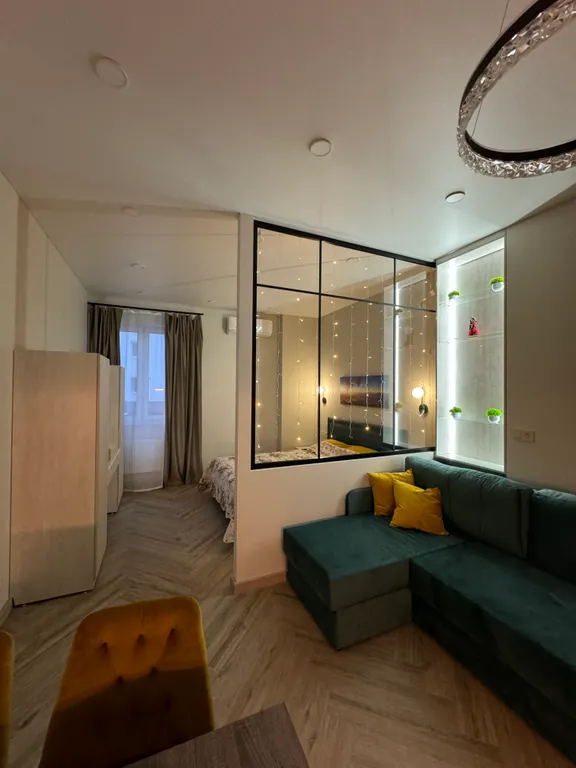 Студия однокомнатная в Нижегородском, 37 м², Нижний Новгород — спальня, фото 4