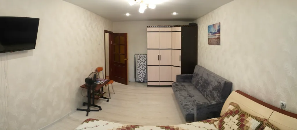 Квартира однокомнатная на улице Менделеева, 36 м², Переславль-Залесский — спальня, фото 2