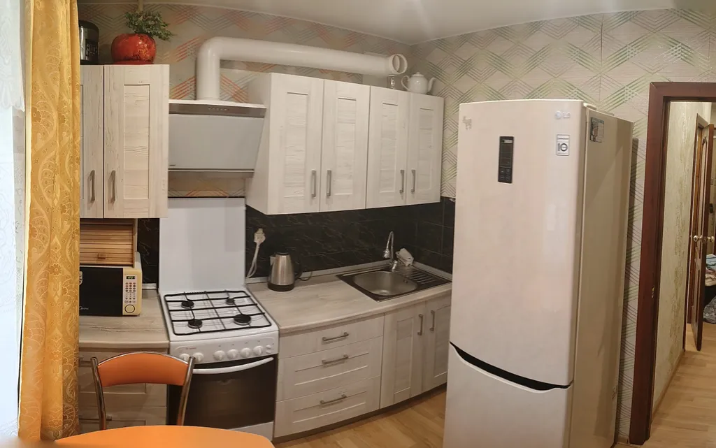 Квартира однокомнатная на улице Менделеева, 36 м², Переславль-Залесский — кухня